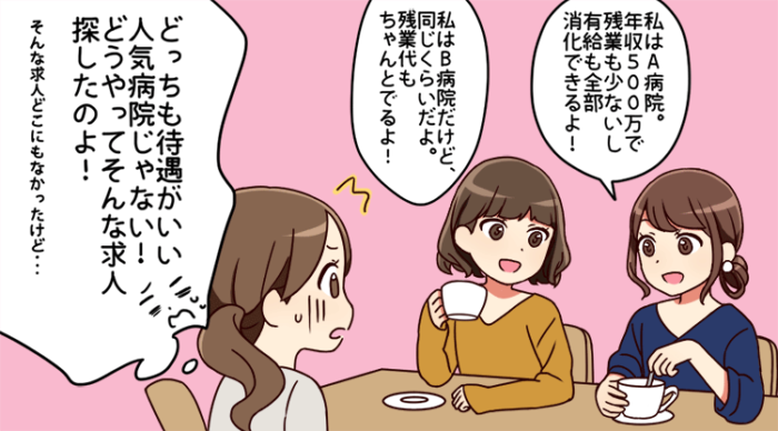 条件がいい看護師求人の探し方